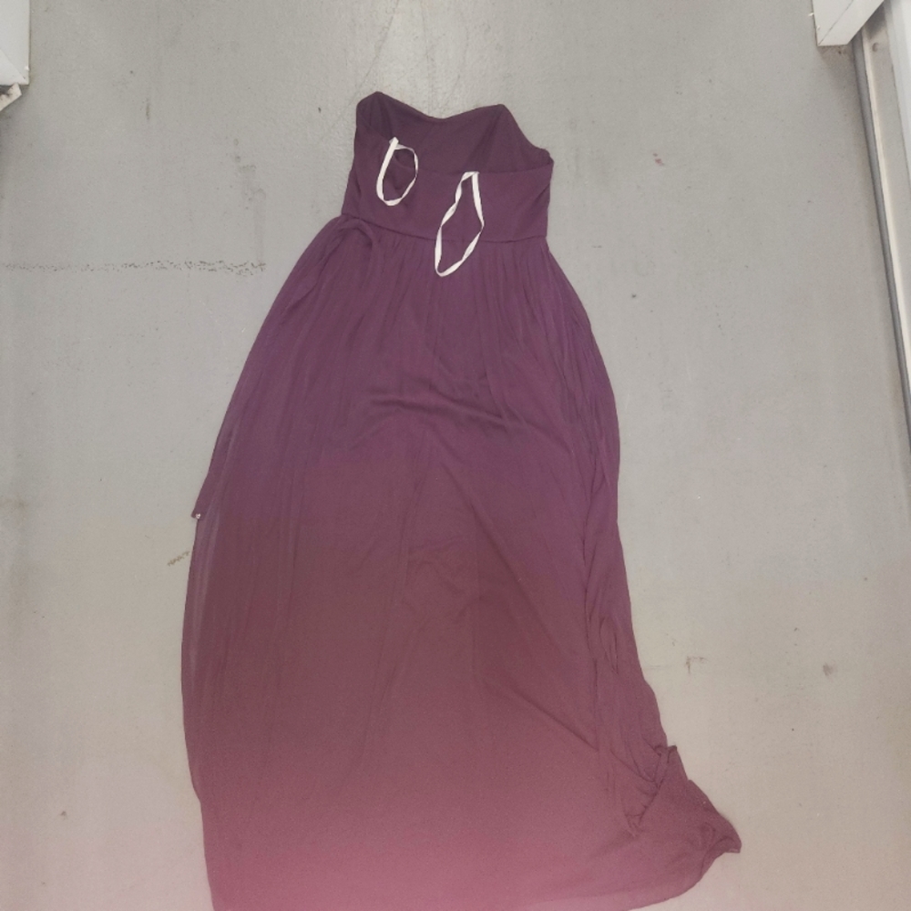 Purple David's Bridal Dress